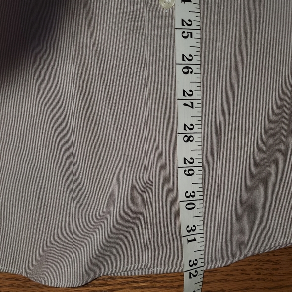 Perry Ellis Portfolio light purple large striped long sleeve button down. - Picture 10 of 10